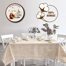 Față De Masă Antimurdărire 100% Bumbac - 160Cm X 240Cm