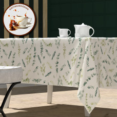 Față De Masă Antimurdărire 100% Bumbac - 160Cm X 320Cm