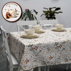 Față De Masă Antimurdărire 100% Bumbac - Diametru 140Cm