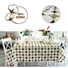 Față De Masă Antimurdărire 100% Bumbac - 160Cm X 320Cm