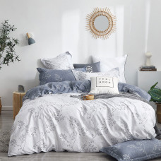 Lenjerie De Pat Percalle Imprimat (Prc173) - King Size 6 Piese Cu Husă