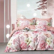 Lenjerie De Pat Percalle Imprimat (Prc176) - King Size 4 Piese