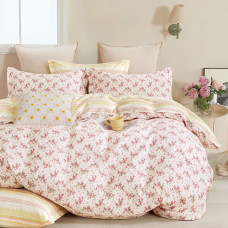 Lenjerie De Pat Percalle Imprimat (Prc193) - King Size 6 Piese Cu Husă